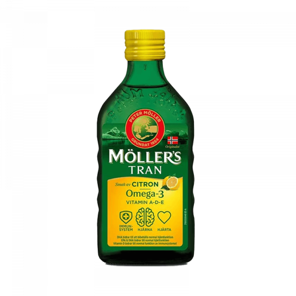 Möller's Tran Omega-3 Citron - Möller's - Piggabutiken.se Möller's Tran Omega-3 Citron - Möller's - Piggabutiken.se