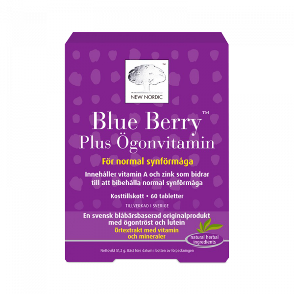 Blue Berry Plus Ögonvitamin Blue Berry Plus Ögonvitamin