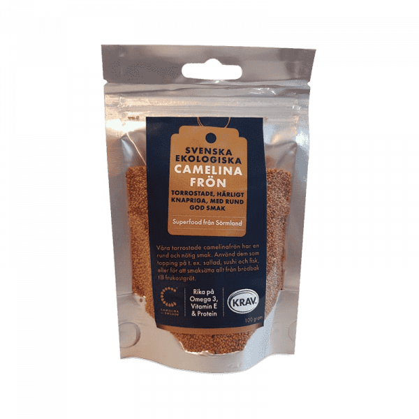 Torrostade Camelinafrön KRAV 100g - Camelina of Sweden - PiggaButiken Torrostade Camelinafrön KRAV 100g - Camelina of Sweden - PiggaButiken