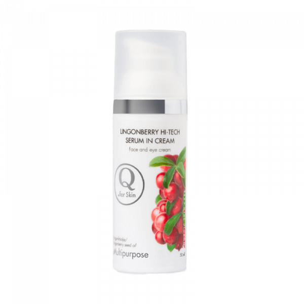 Lingonberry Hi-tech Serum in Cream - Q for skin - Piggabutiken.se Lingonberry Hi-tech Serum in Cream - Q for skin - Piggabutiken.se