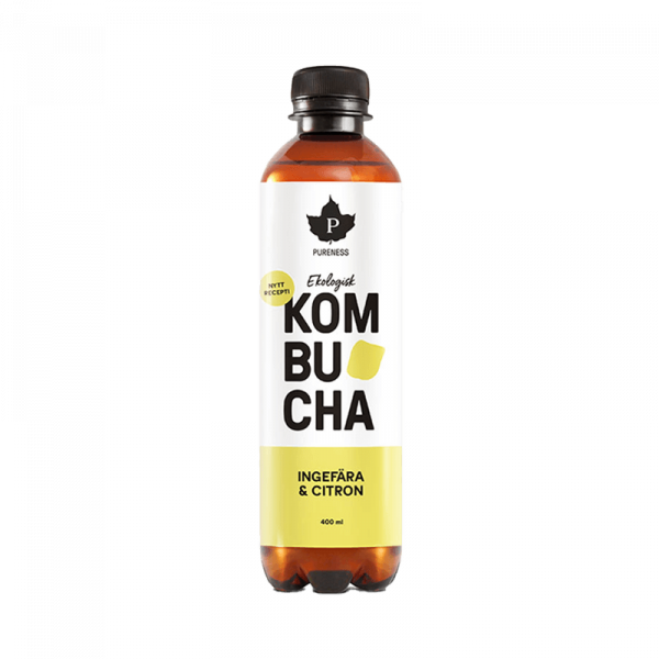 Kombucha, Ingefära & Citron 400 ml - Pureness - Piggabutiken.se Kombucha, Ingefära & Citron 400 ml - Pureness - Piggabutiken.se