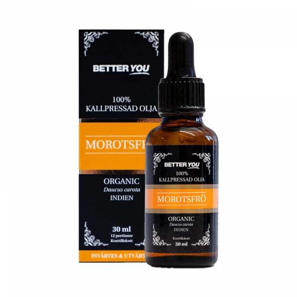 Morotsfröolja EKO Kallpressad - 30 ml - Better You - Piggabutiken.se Morotsfröolja EKO Kallpressad - 30 ml - Better You - Piggabutiken.se